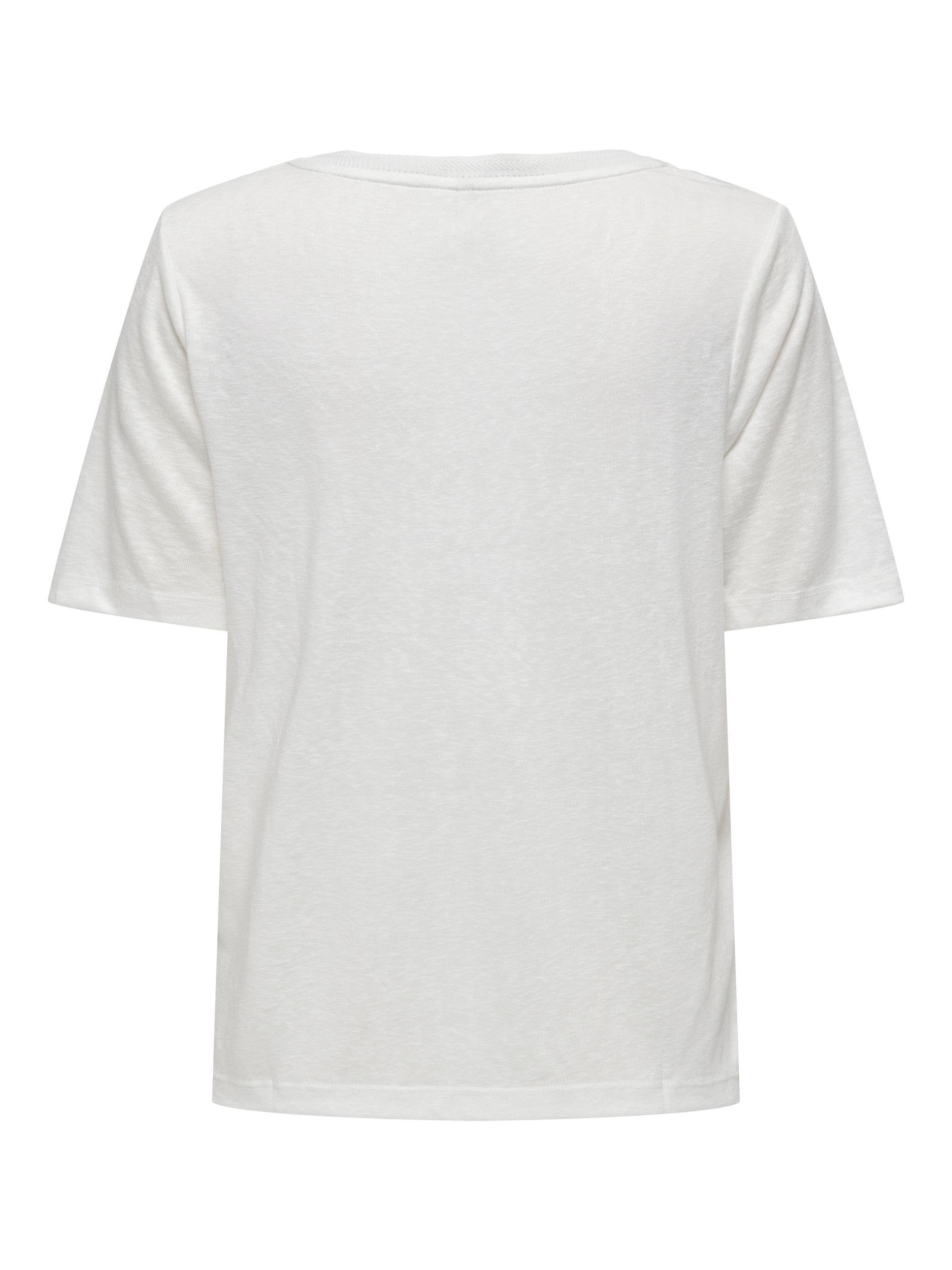 ONLELISE S/S V-NECK TOP JRS NOOS