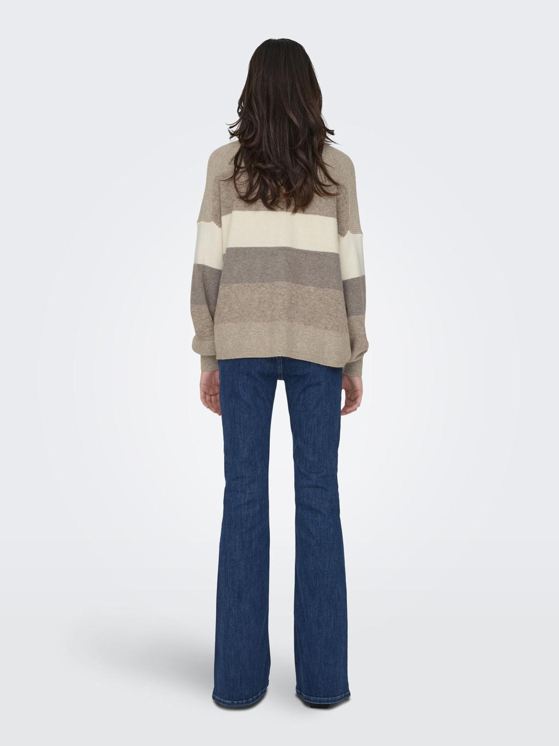 ONLATIA L/S STRIPE PULLOVER KNT NOOS