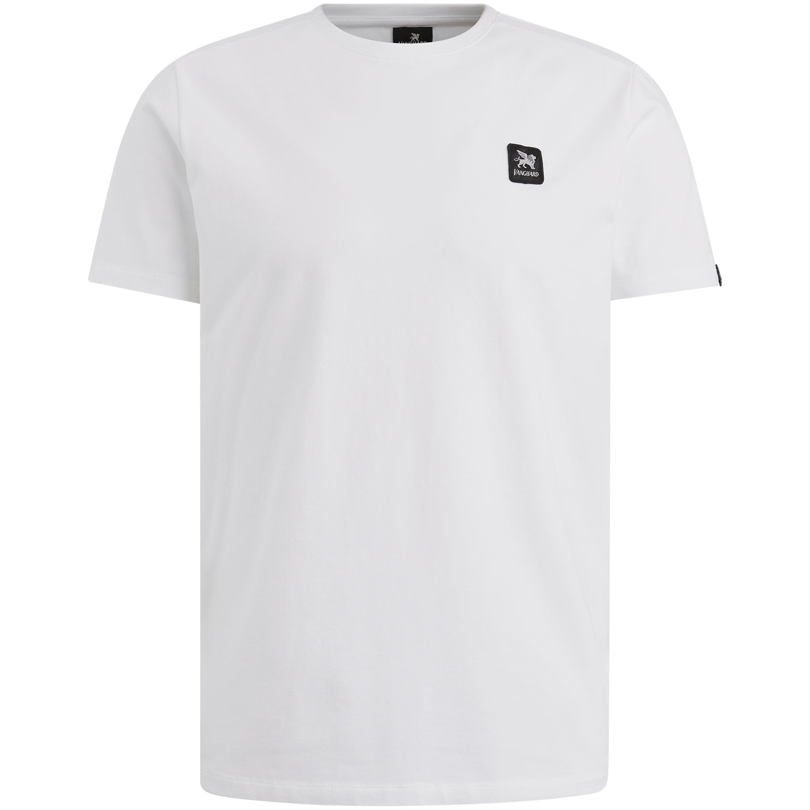 Crewneck cotton elastane jersey