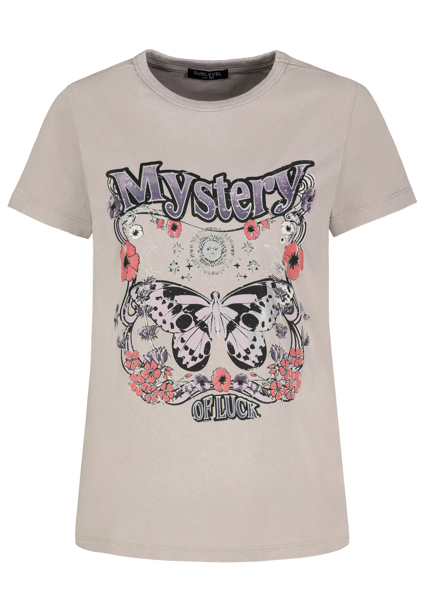 DOB T-shirt, kurzarm, Rundhals mit, mineral green