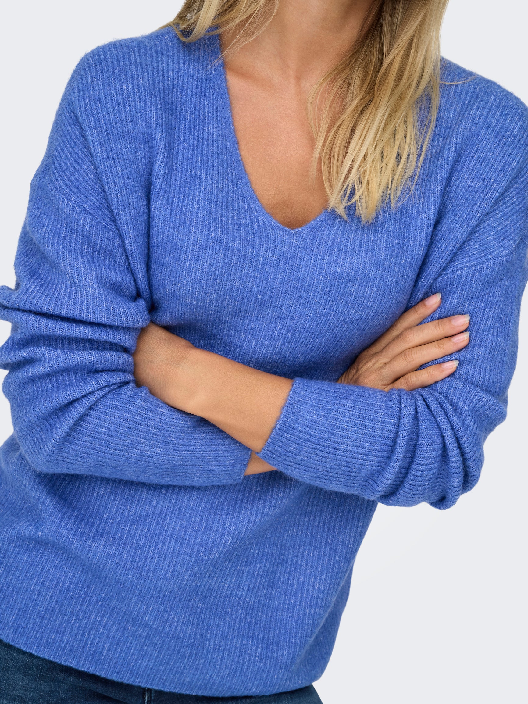 ONLCAMILLA V-NECK L/S PULLOVER KNT NOOS