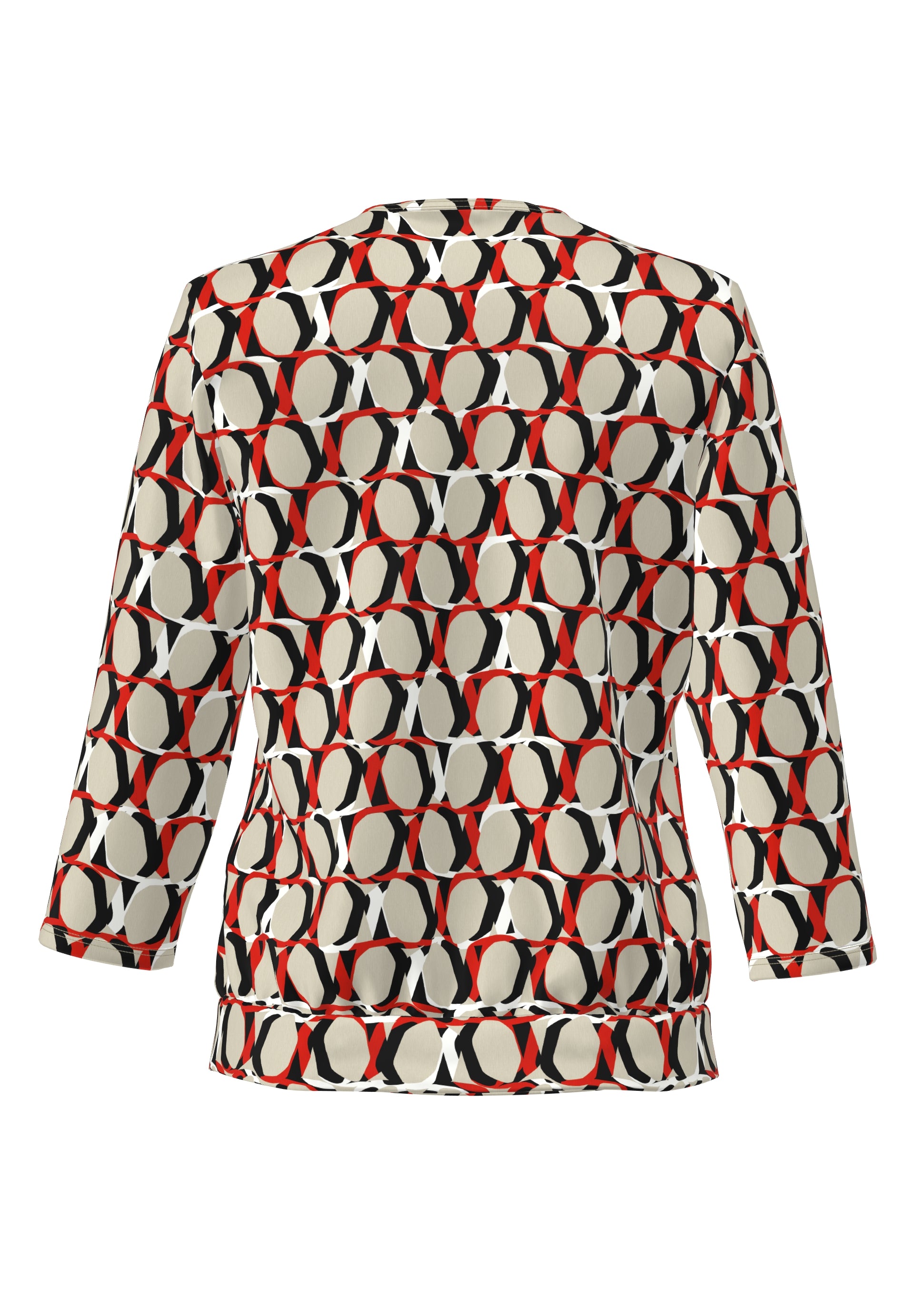 Blusenshirt NOS mit modernem Blütendesign