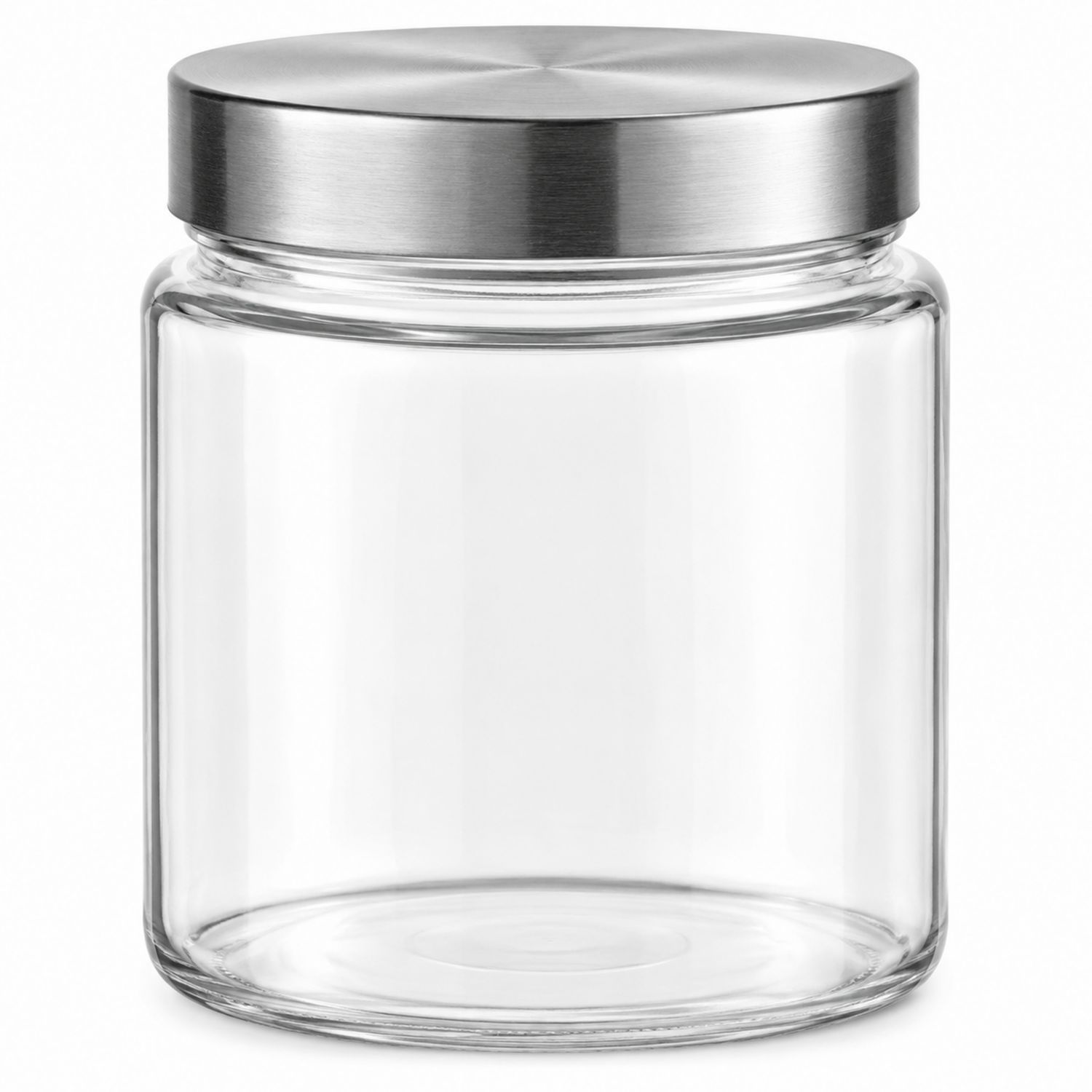 Bocal en verre 1000ml avec couvercle en acier inoxydable
