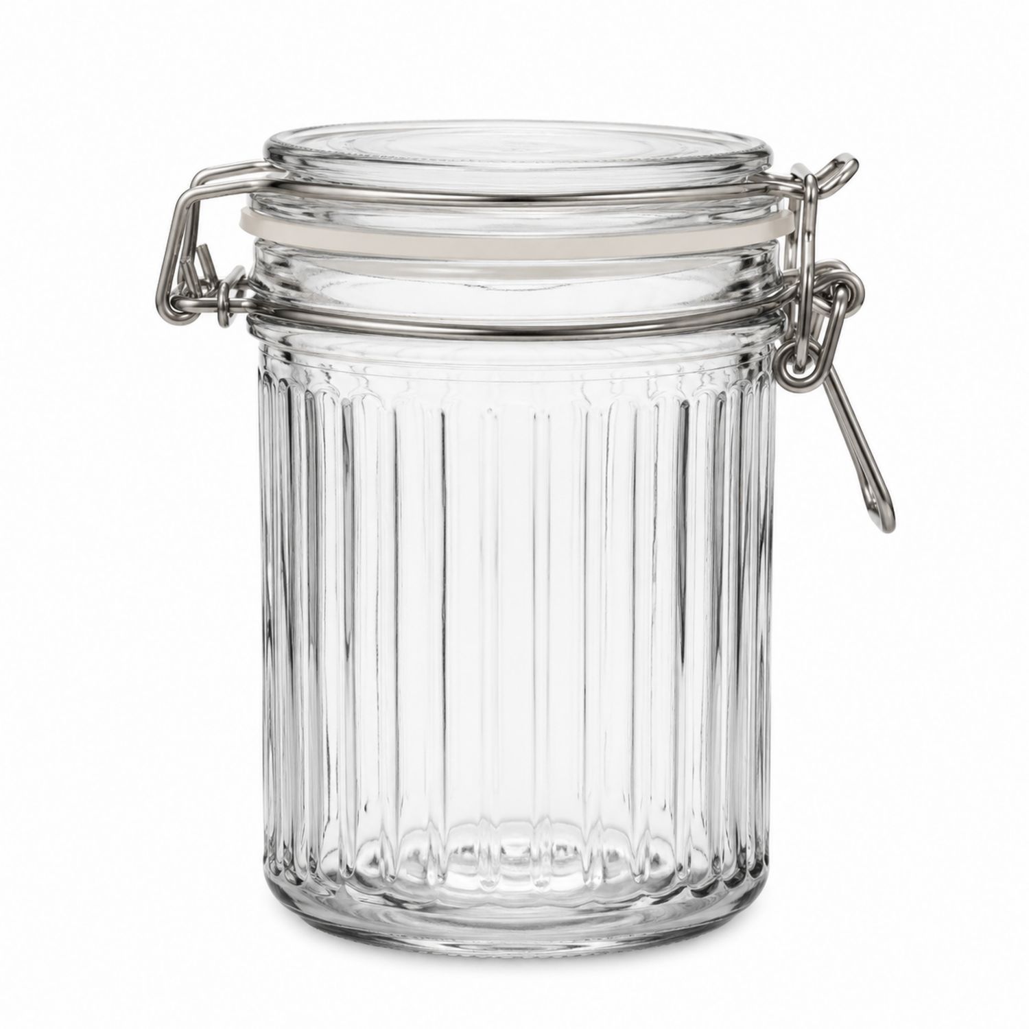 Bocal Hermétique en Verre Transparent 1L