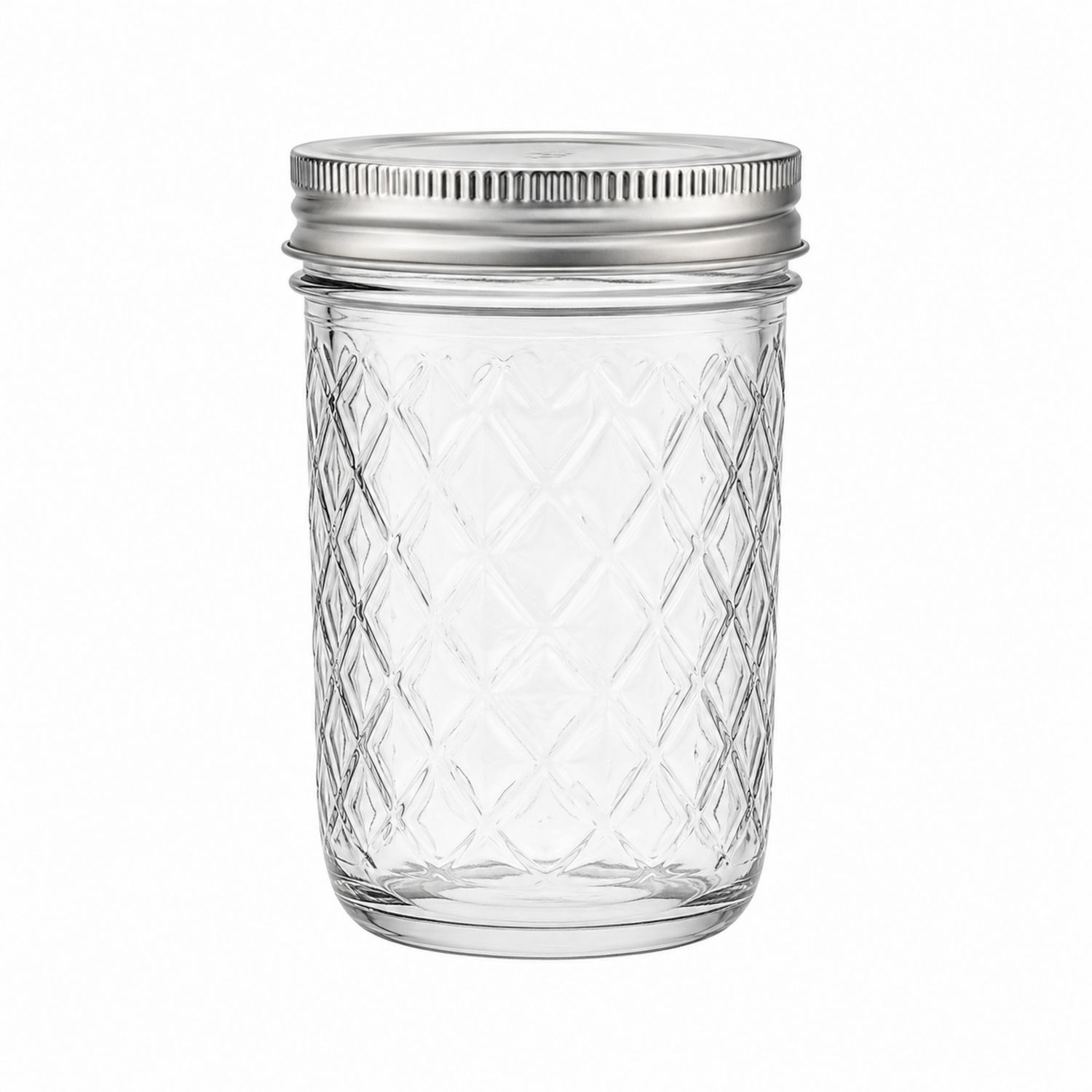 Bocal en verre avec couvercle métallique 500 ml