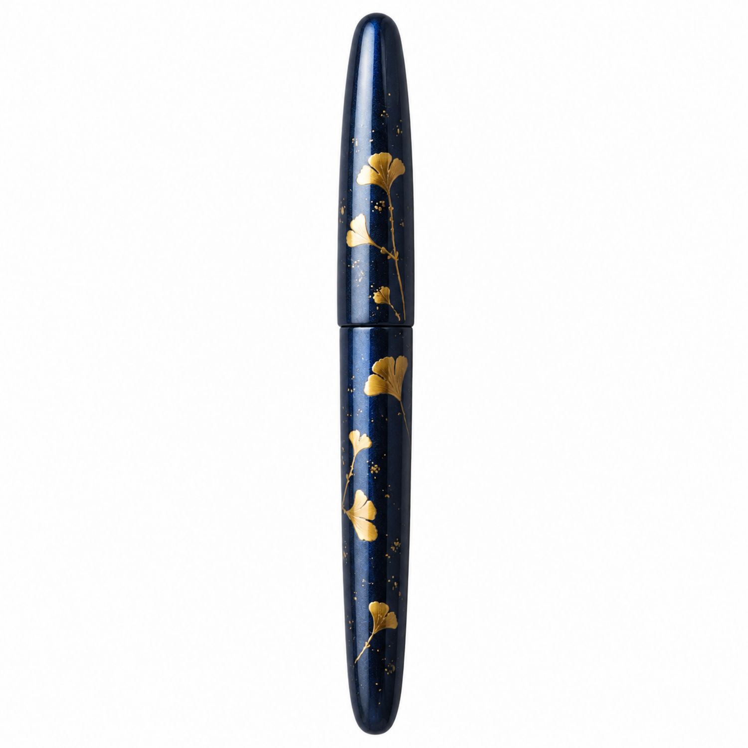 Stylo Plume Édition Limitée Bleu avec Dessins Dorés