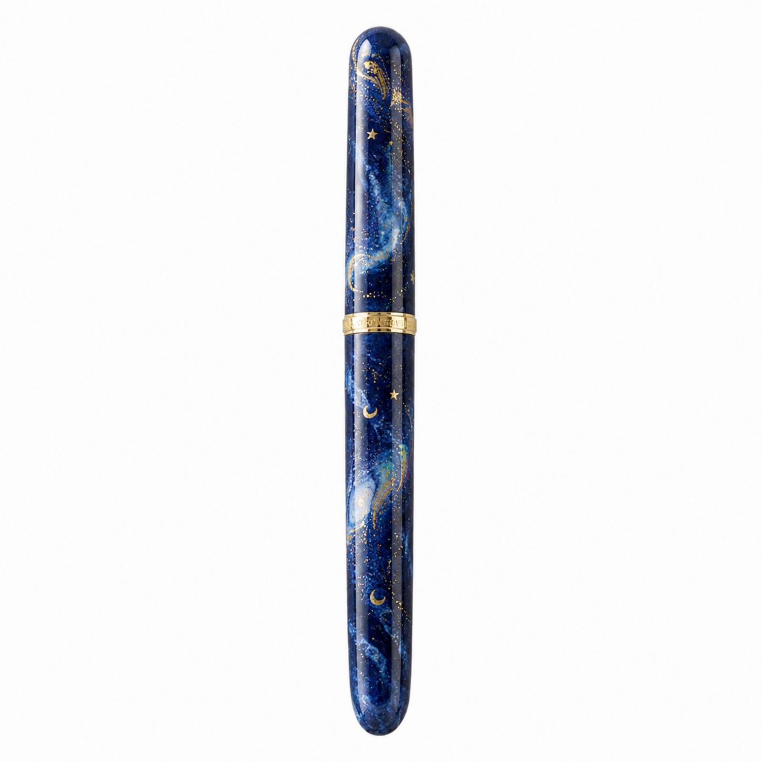 Stylo Plume Édition Galaxie Bleu Nuit avec Motifs Célestes