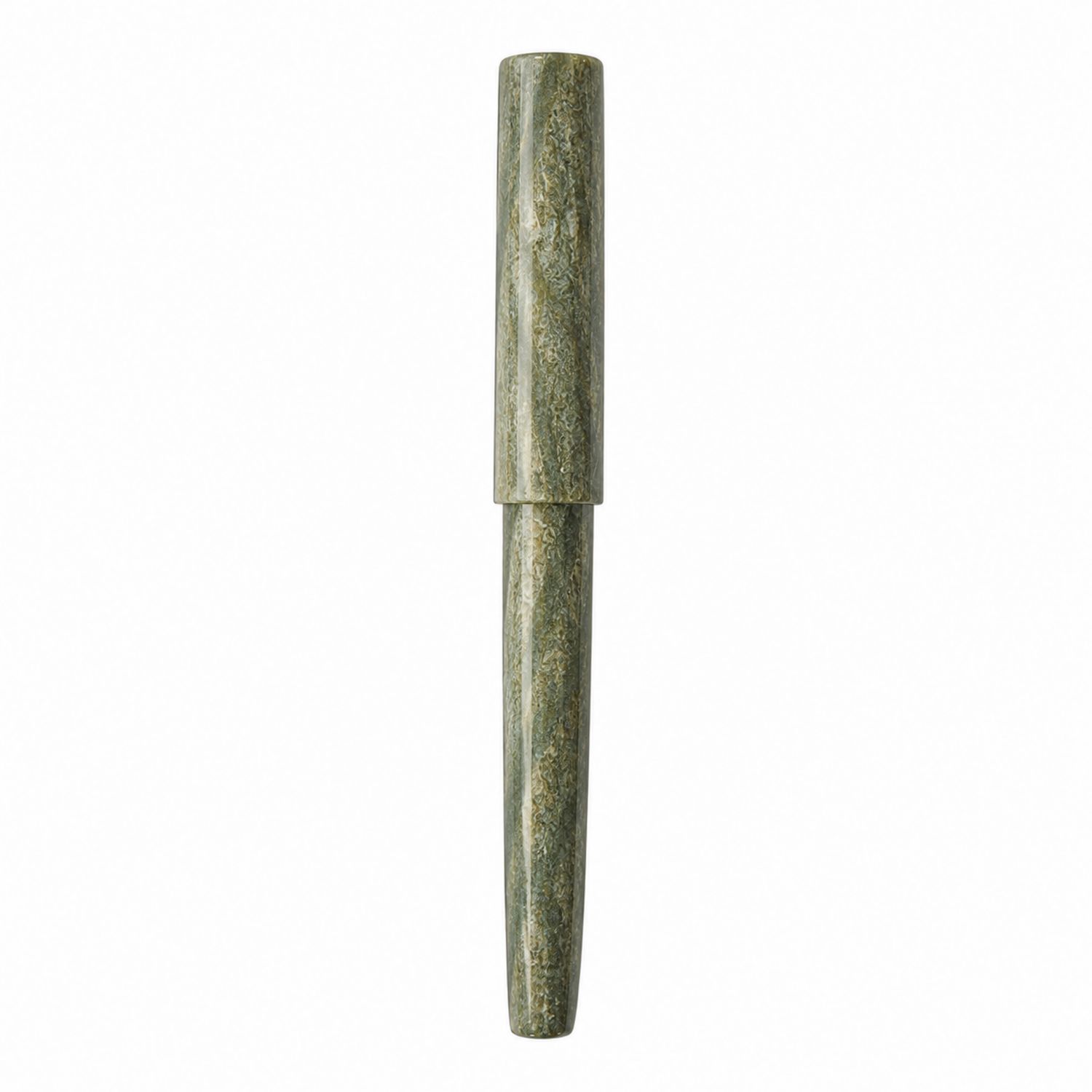 Stylo à plume en pierre naturelle verte