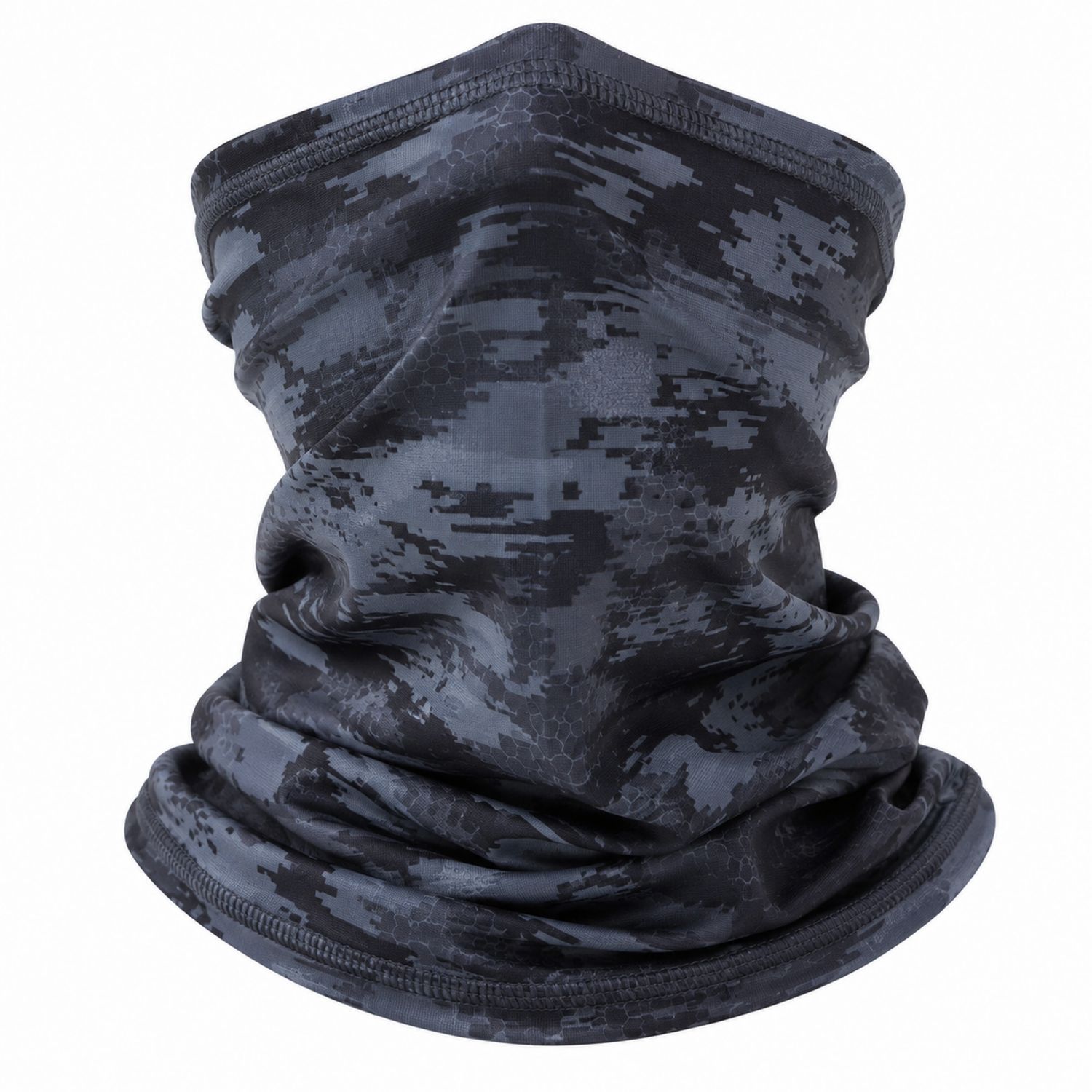 Braga Multifuncional de Camuflaje Negro/Gris