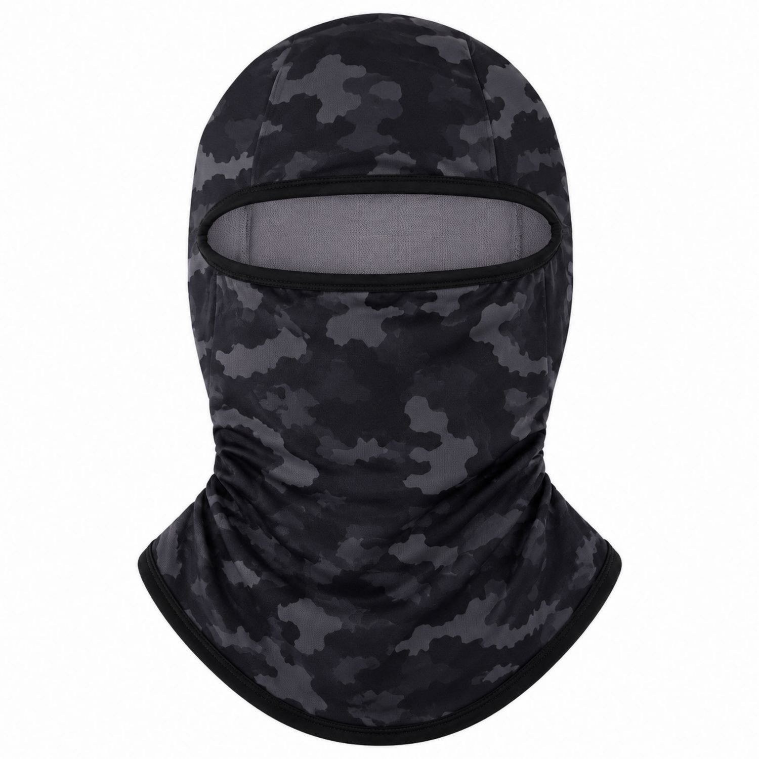 Balaclava de Camuflaje Negro para Actividades al Aire Libre