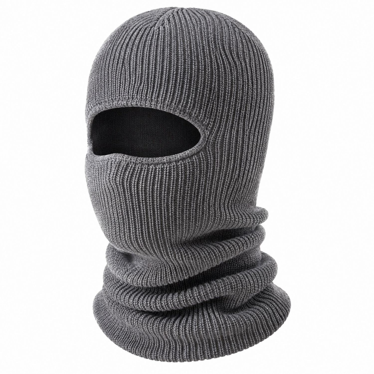 Pasamontañas Balaclava Gris para Climas Fríos