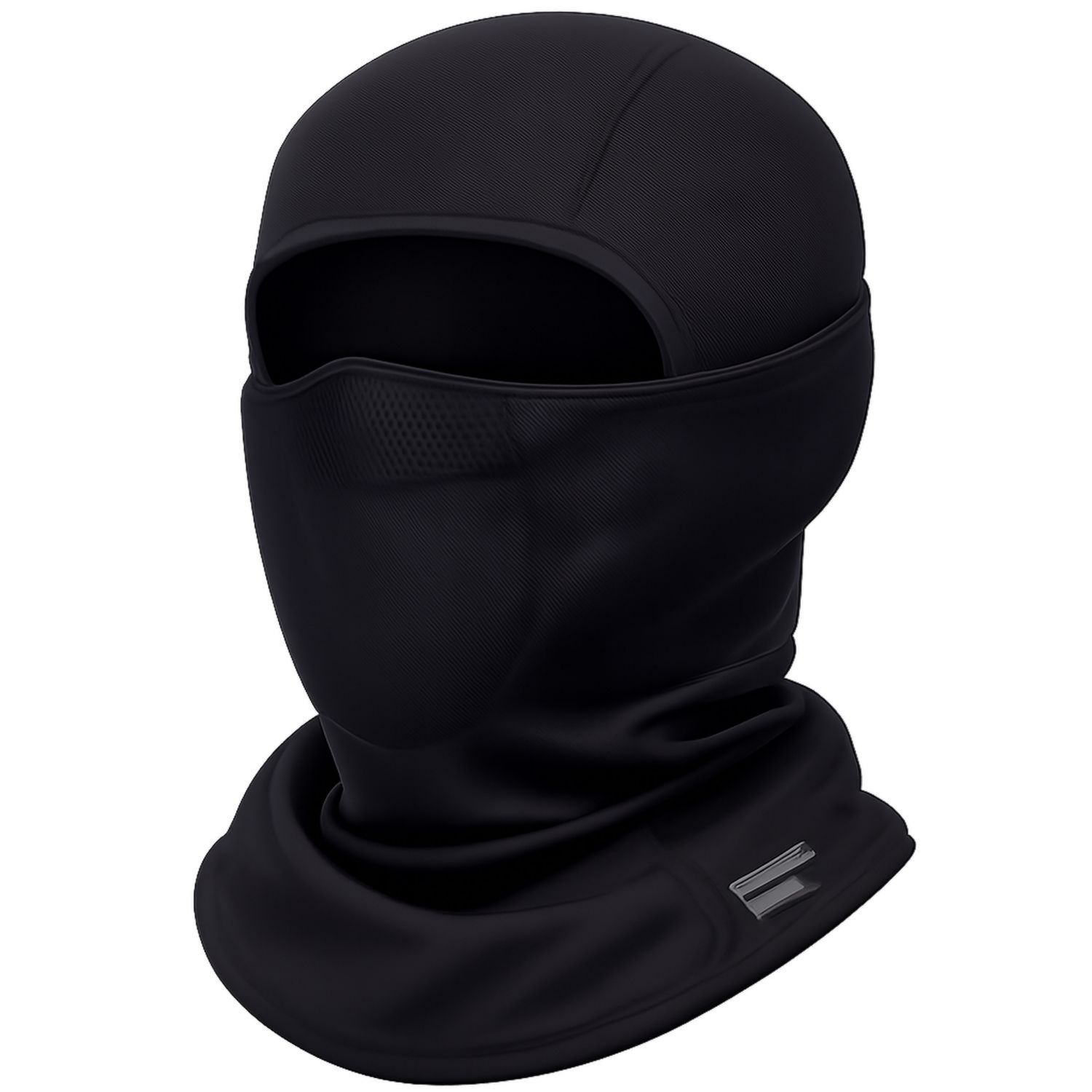 Pasamontañas térmico negro unisex para deportes al aire libre
