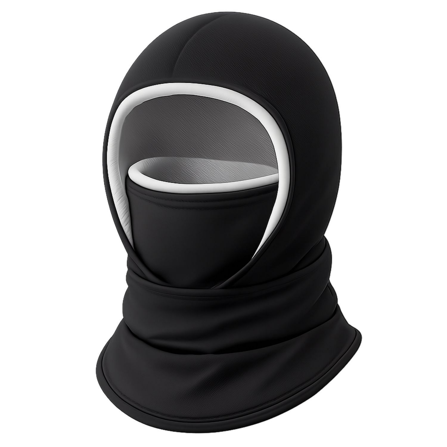 Pasamontañas Ergonómico Negro para Deportes de Invierno