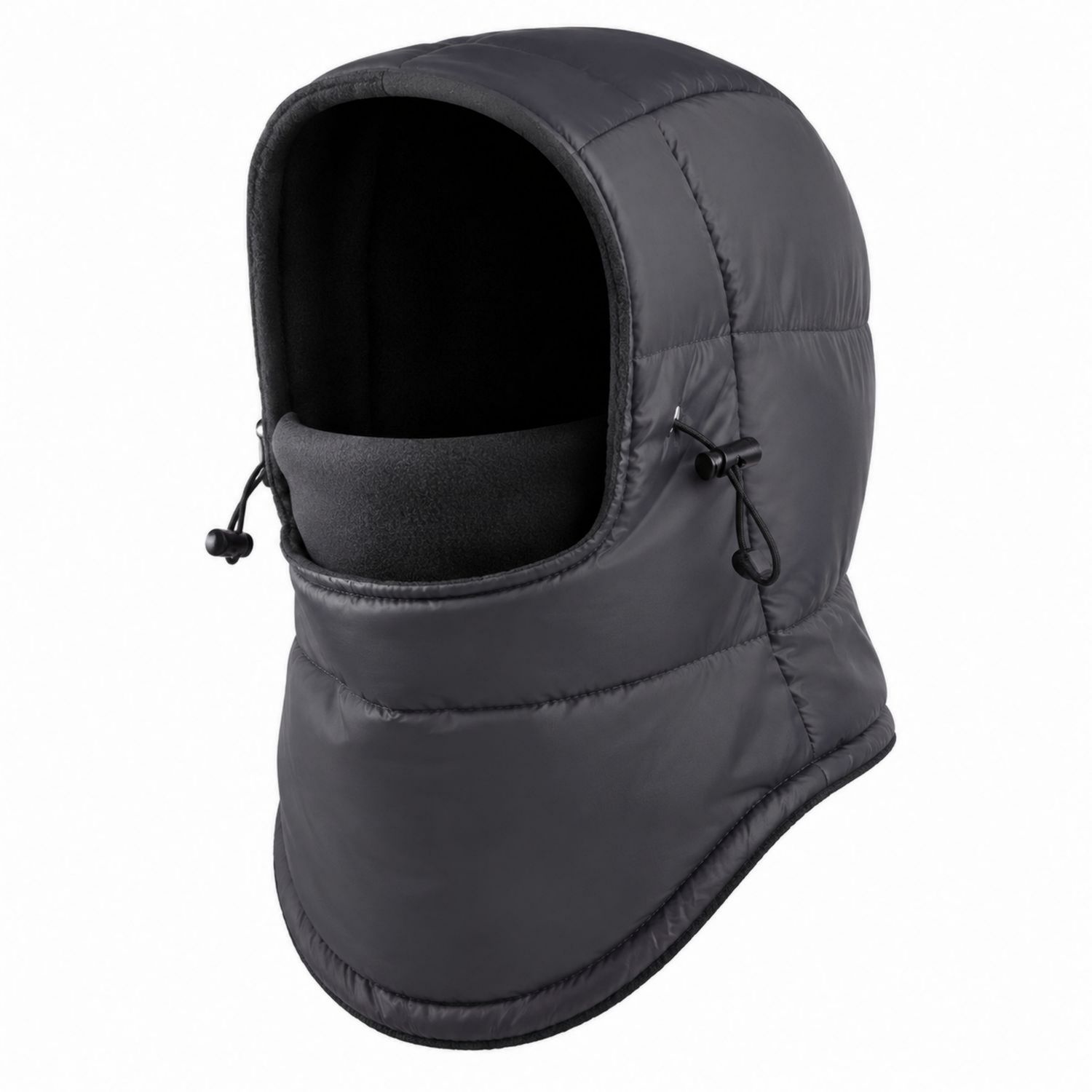 Capucha térmica impermeable ajustable para adultos - Gris