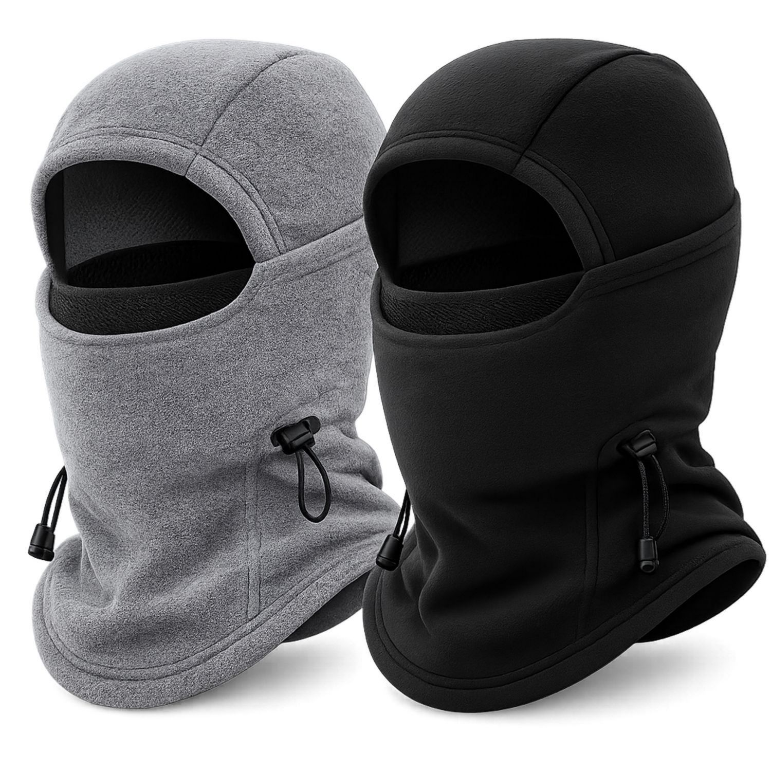 Pasamontañas Térmico Unisex para Invierno Negro y Gris
