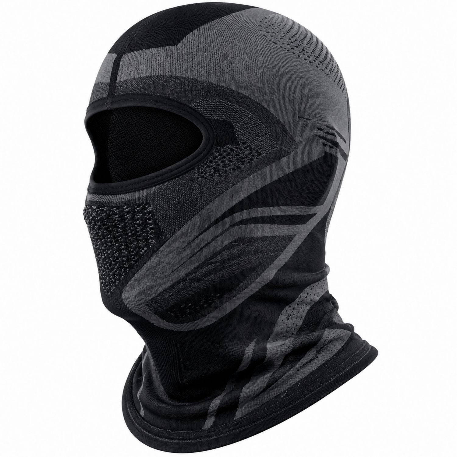 Pasamontañas Negro y Gris para Moto y Esquí