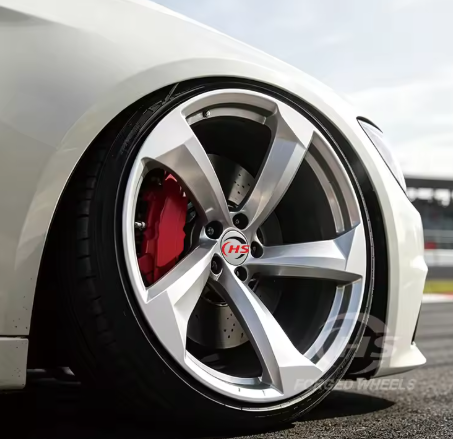 One-piece forged wheel
