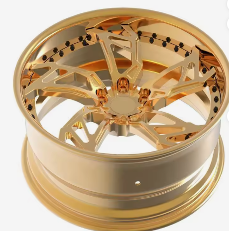 Two-piece forged wheel