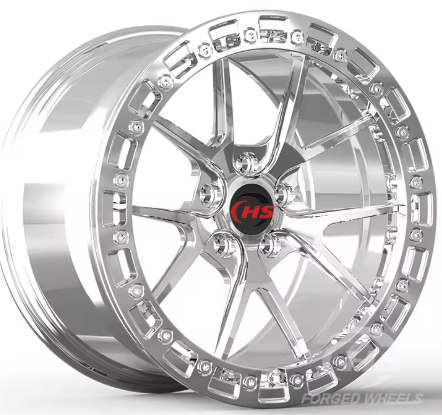 Custom Chrome Monoblock 5x112 5x120 5x114.3 Beadlock Aluminum Forged Racing Wheels Rims Hub for M3 G80 G81 M4 G82 G83