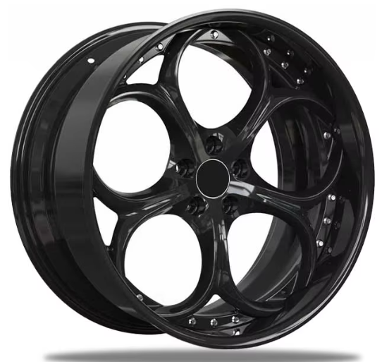 Two-piece forged wheel