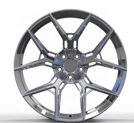  China Manufacturer's New Full Size Super Black Monoblock Forged Wheels 18 19 20 Inch 5x108 5x114.3 5x120 35mm Aluminium Alloy