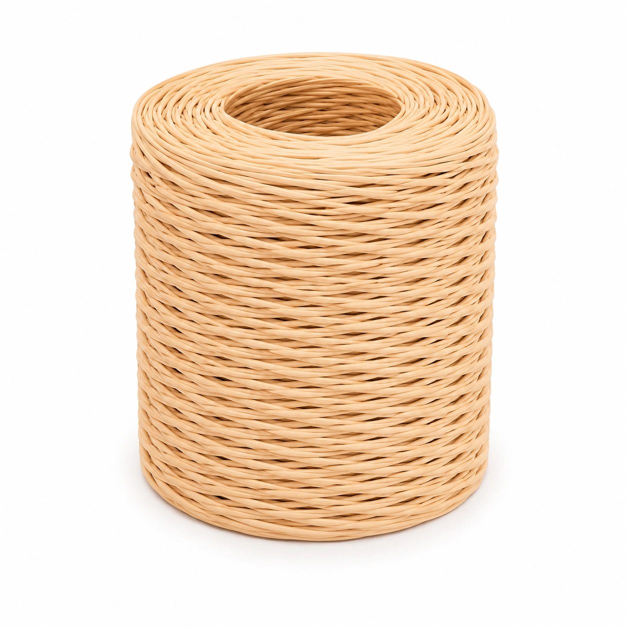 Rattan Schnurrolle Hell-taverohome