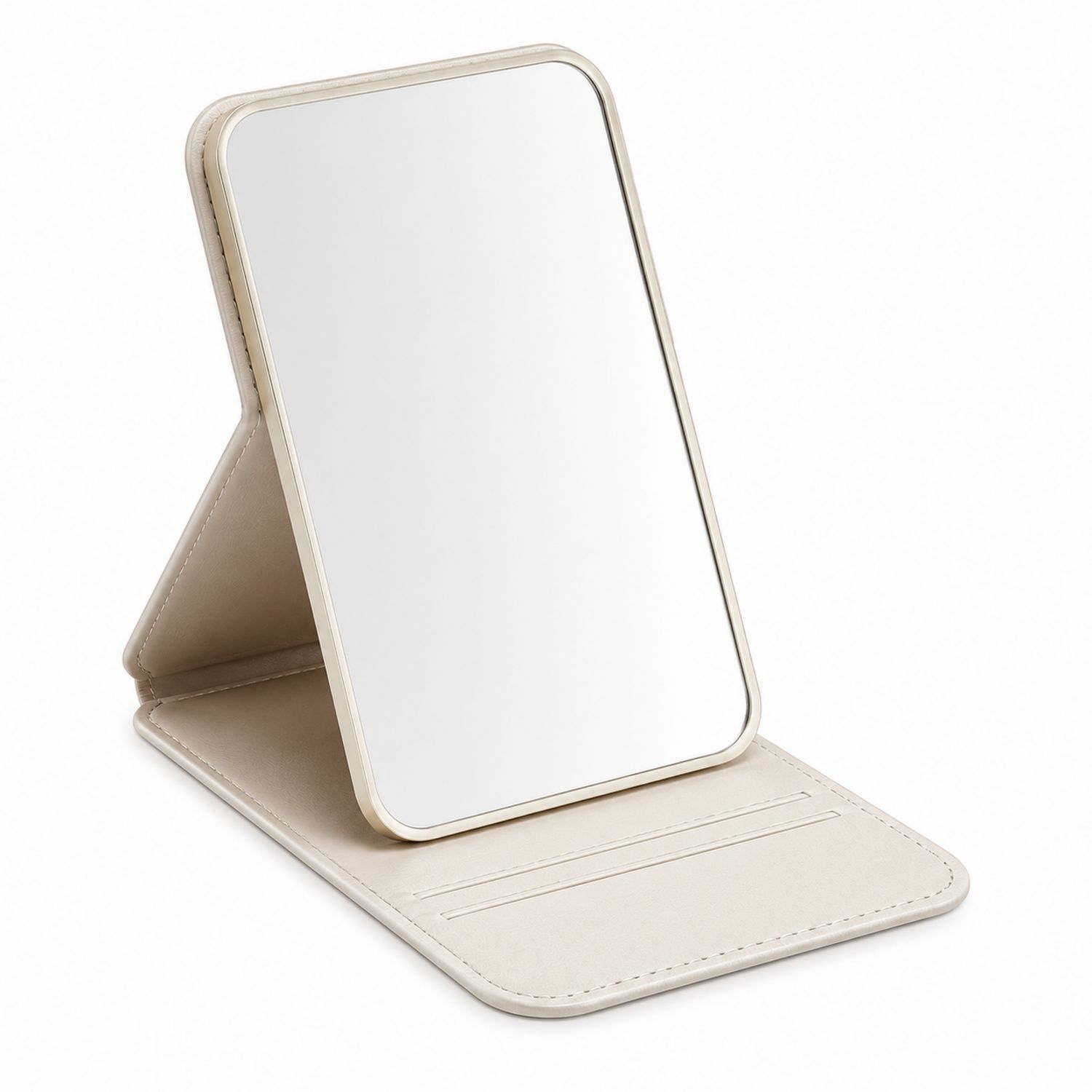 Espejo Plegable Portátil Beige