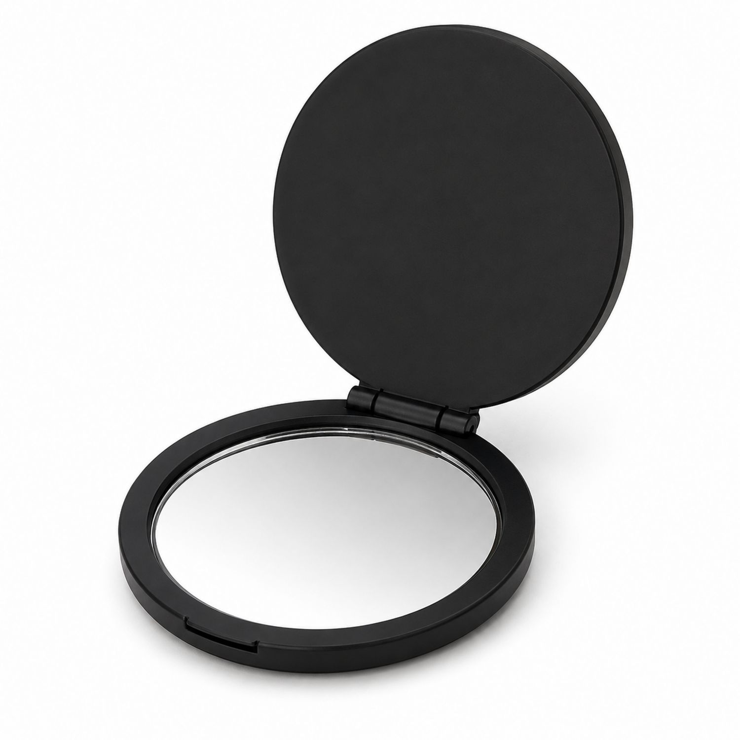 Espejo Compacto de Bolsillo Circular Negro