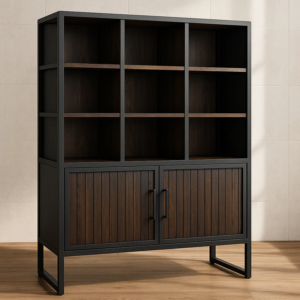 Wohnzimmermöbel,Bücherregal-NESTELUNOA