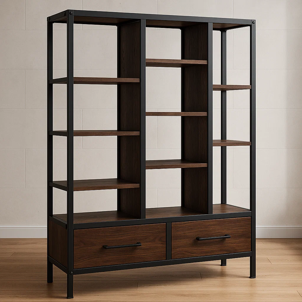Wohnzimmermöbel,Bücherregal-NESTELUNOA