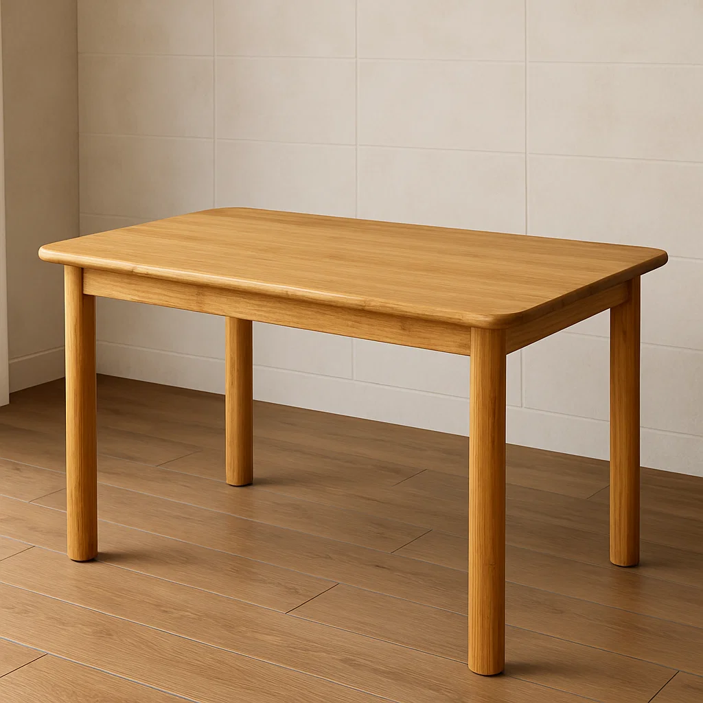 Rechteckiger Holztisch Kiefer 120x60x75 cm-NESTELUNOA