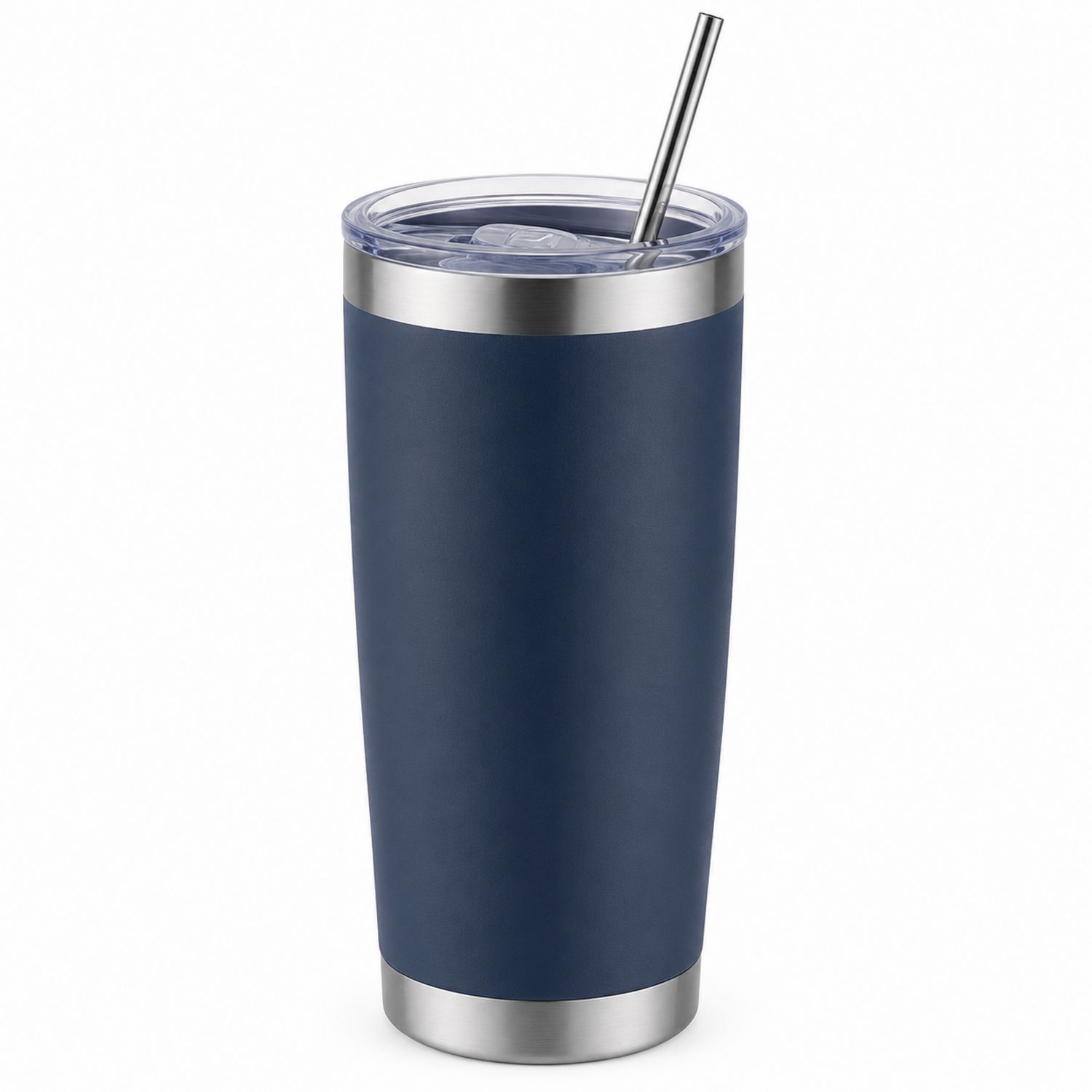 Vaso térmico de acero inoxidable azul marino 500ml
