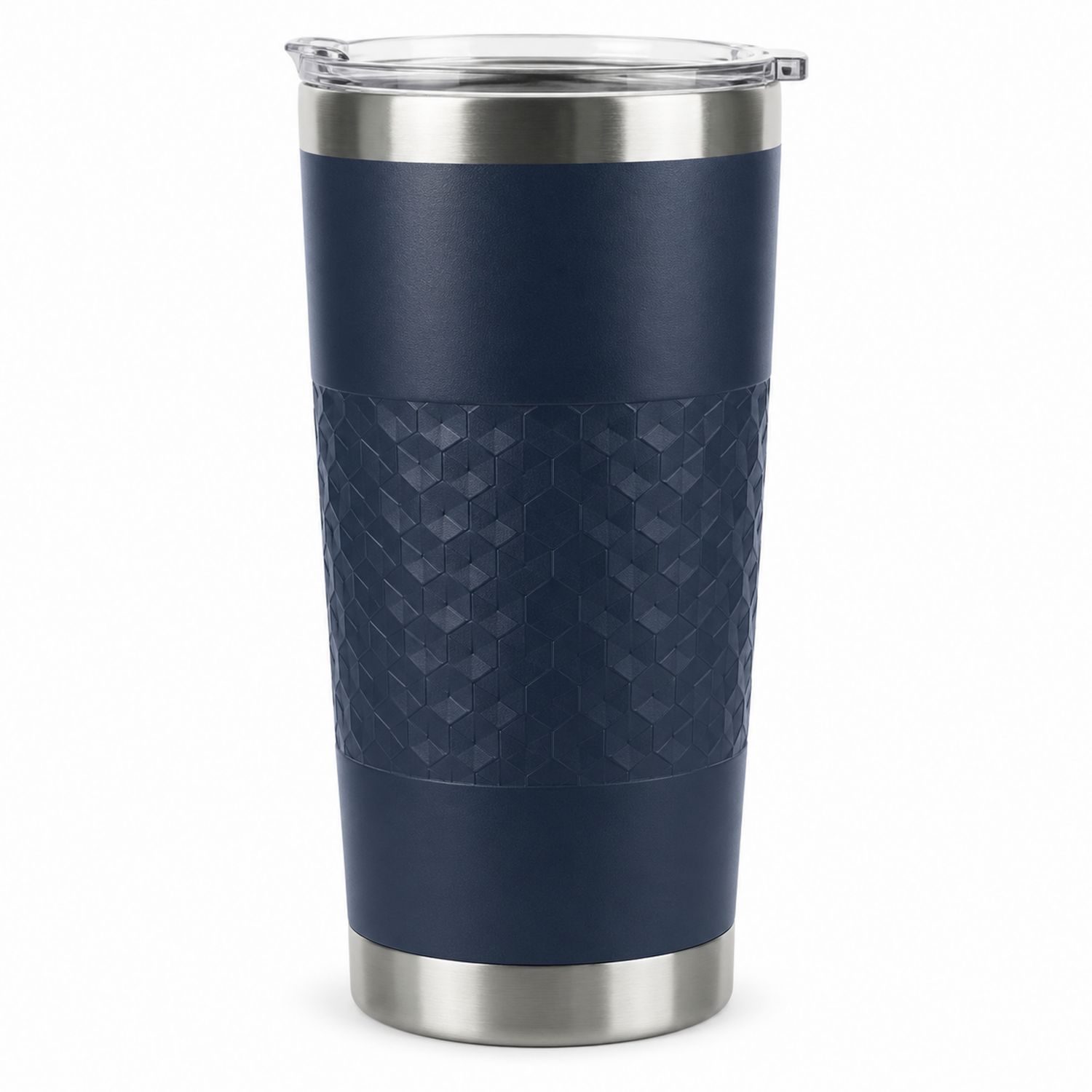 Vaso térmico azul con diseño antideslizante 500ml