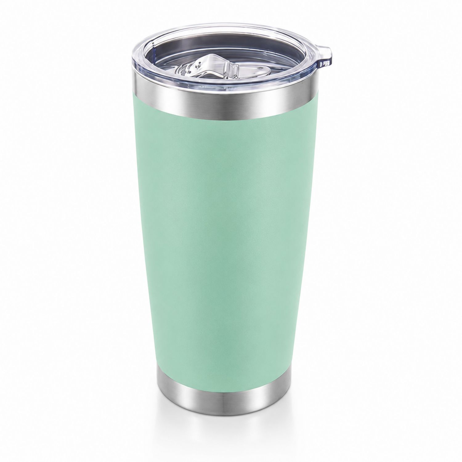 Taza Térmica Verde Menta 500ml con Tapa Hermética