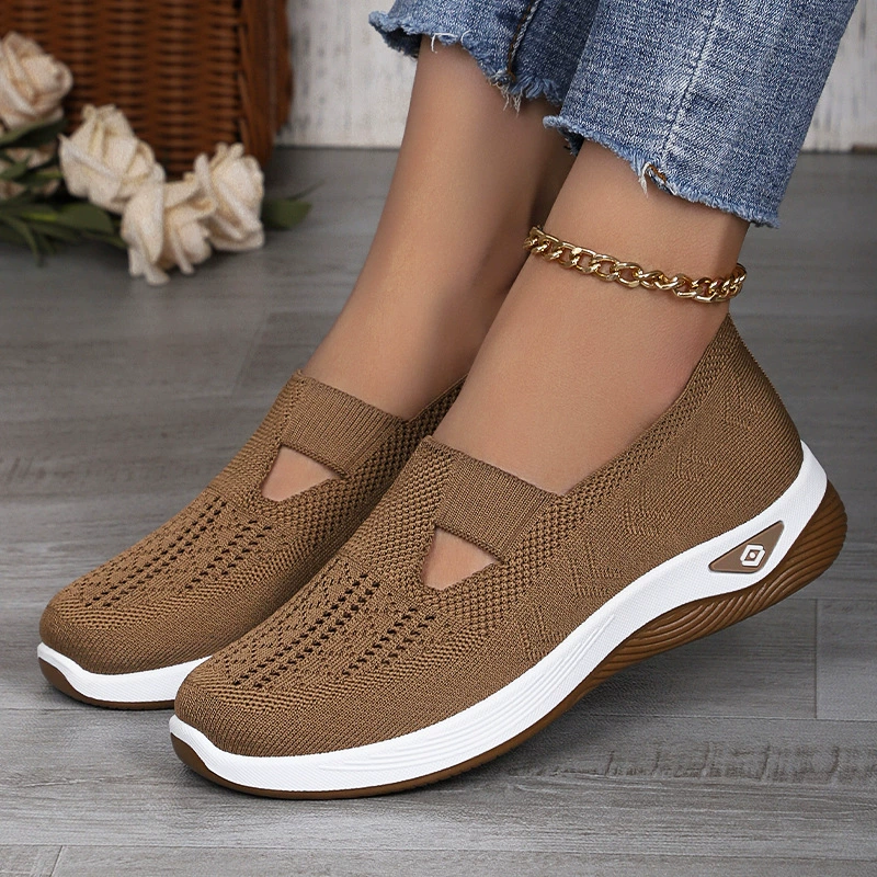 Women's casual shoes for all seasons, ultra-lightweight and breathable, with arch support, shock absorption, and relief from foot pain.