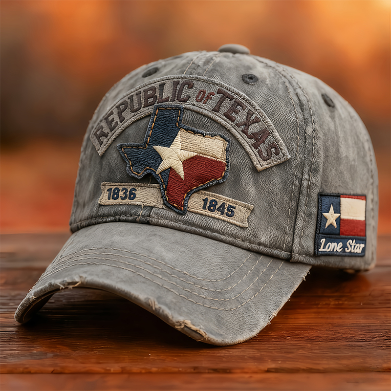 🔥LAST DAY 49% OFF -🤩"Lone Star Legacy" Texas Republic Cap