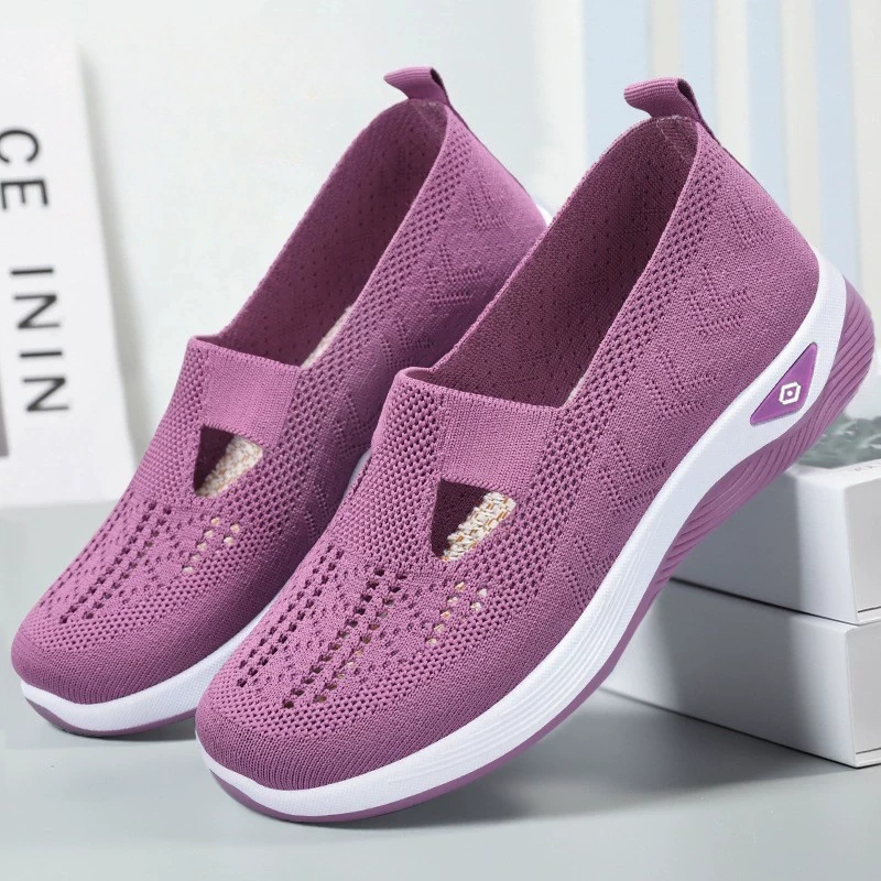 Women's casual shoes for all seasons, ultra-lightweight and breathable, with arch support, shock absorption, and relief from foot pain.
