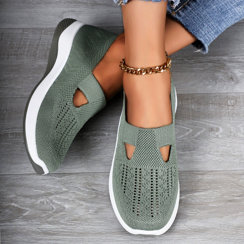 Women's casual shoes for all seasons, ultra-lightweight and breathable, with arch support, shock absorption, and relief from foot pain.