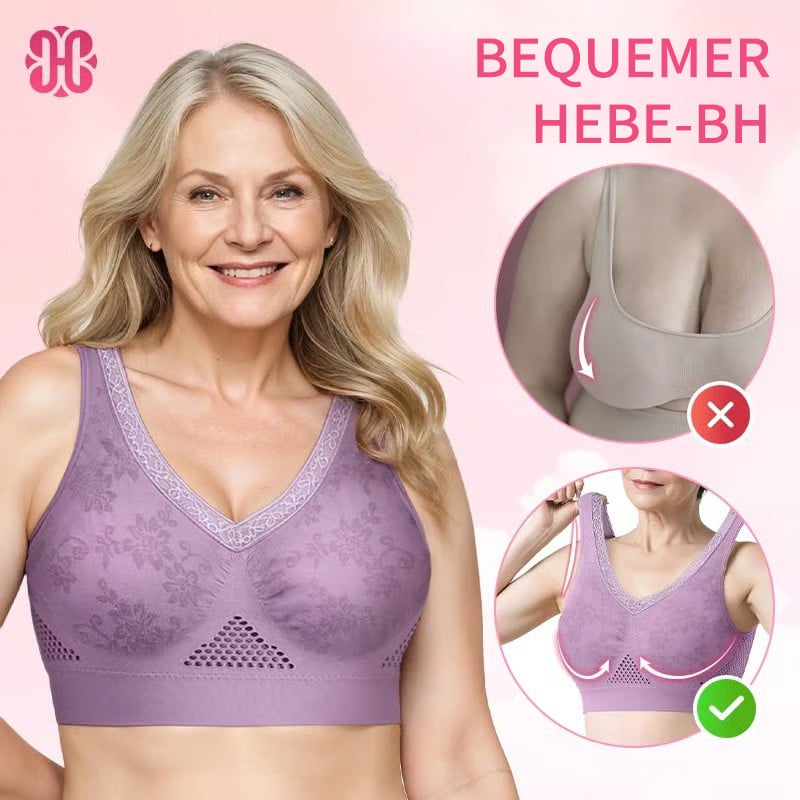 🔥Atmungsaktiver Netz-BH in Großgrößen ohne Bügel für Mittel- und Ältere