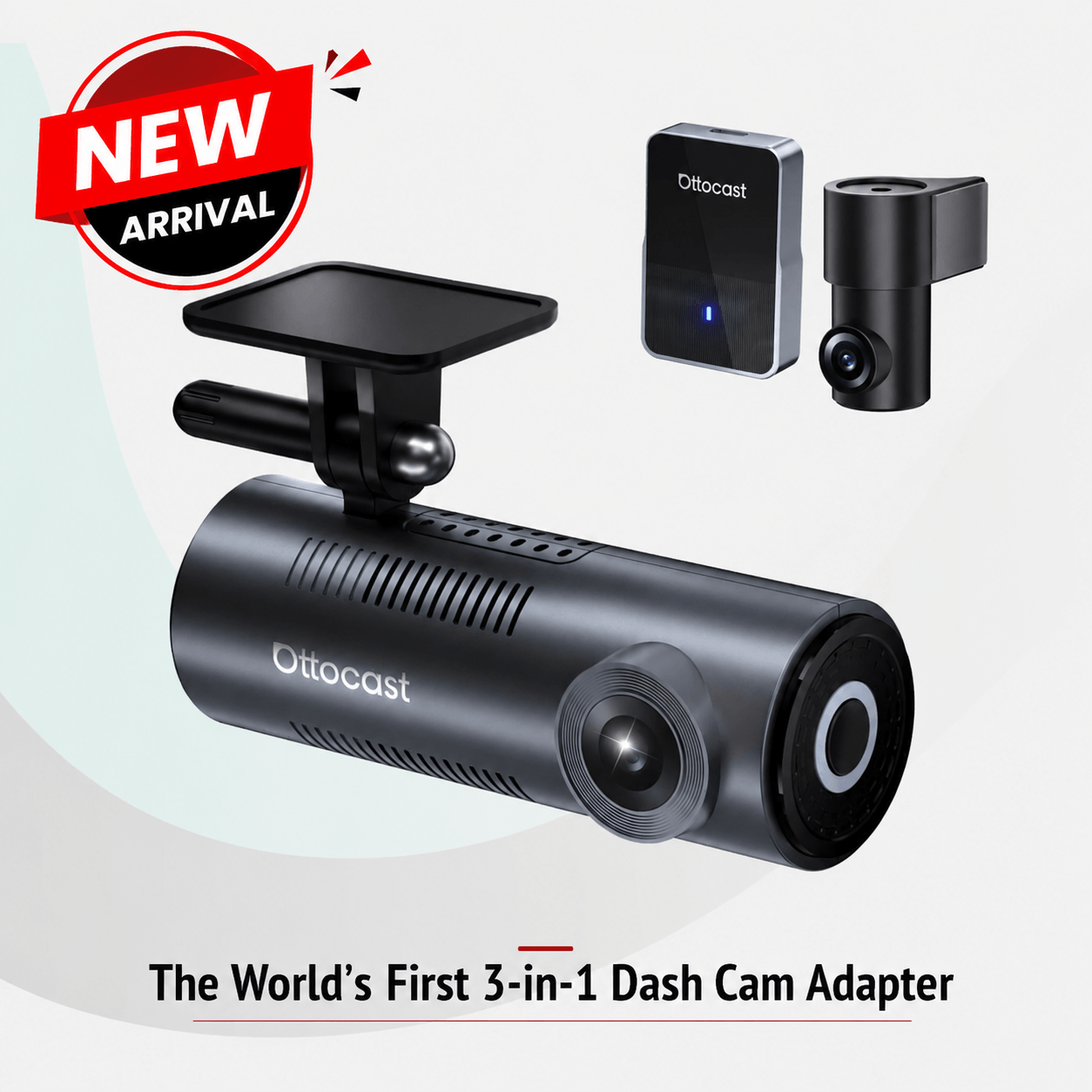 OttoSafe Cam -The World's First 3-in-1 Dash Cam Adapter