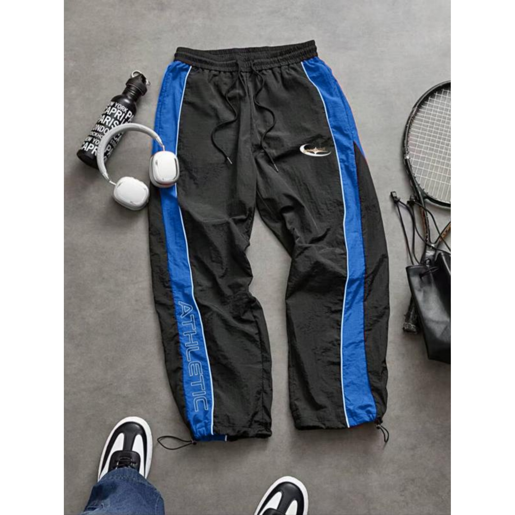 Unisex Casual Printed Elastic Cuff Sport Pants