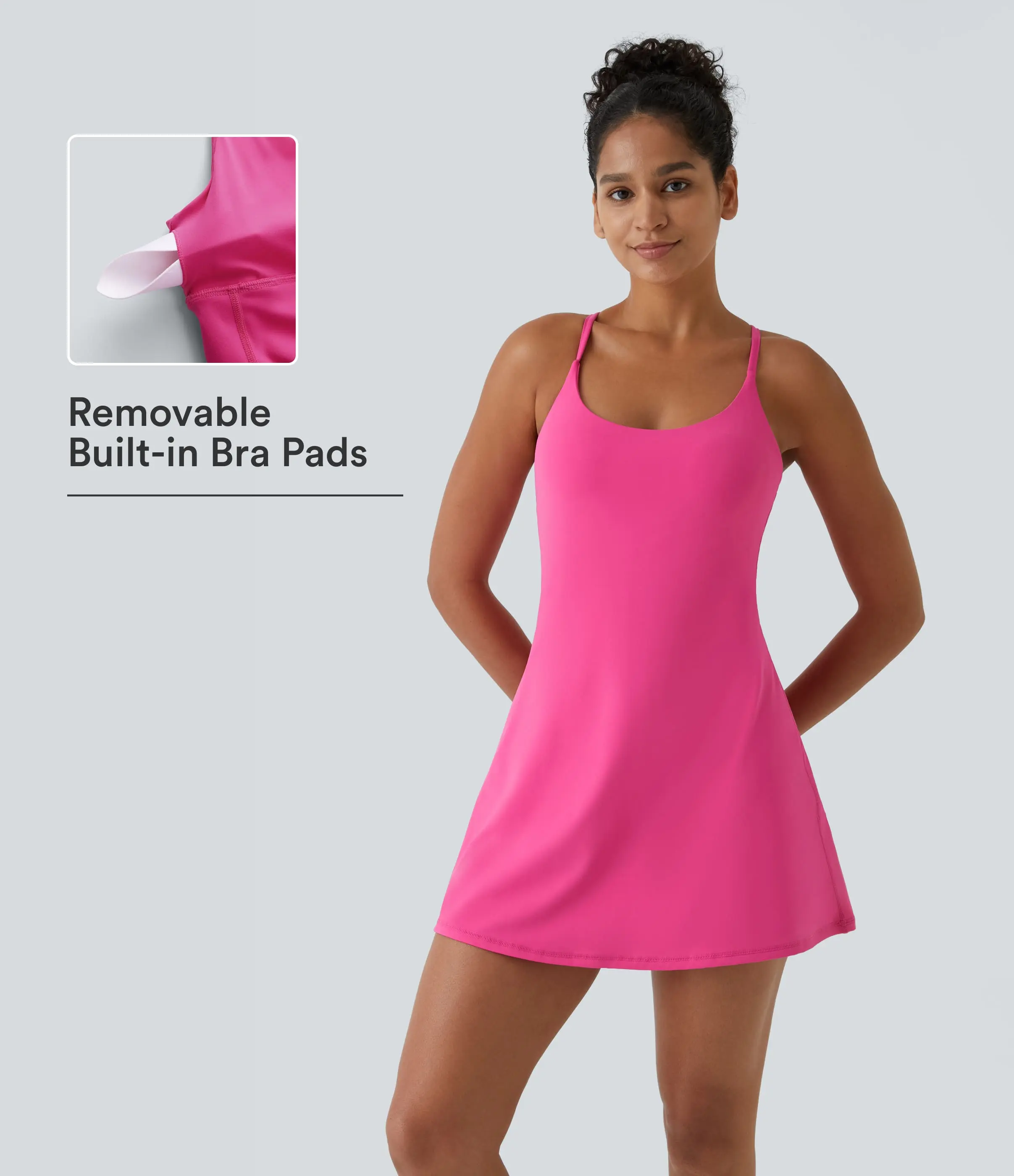Softlyzero Plush Backless Active Dress - Easy Peezy