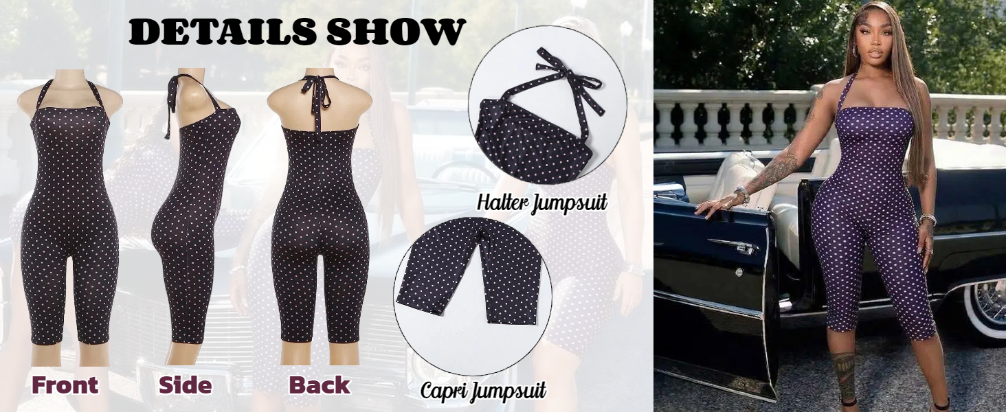 Bodycon Capri Jumpsuit