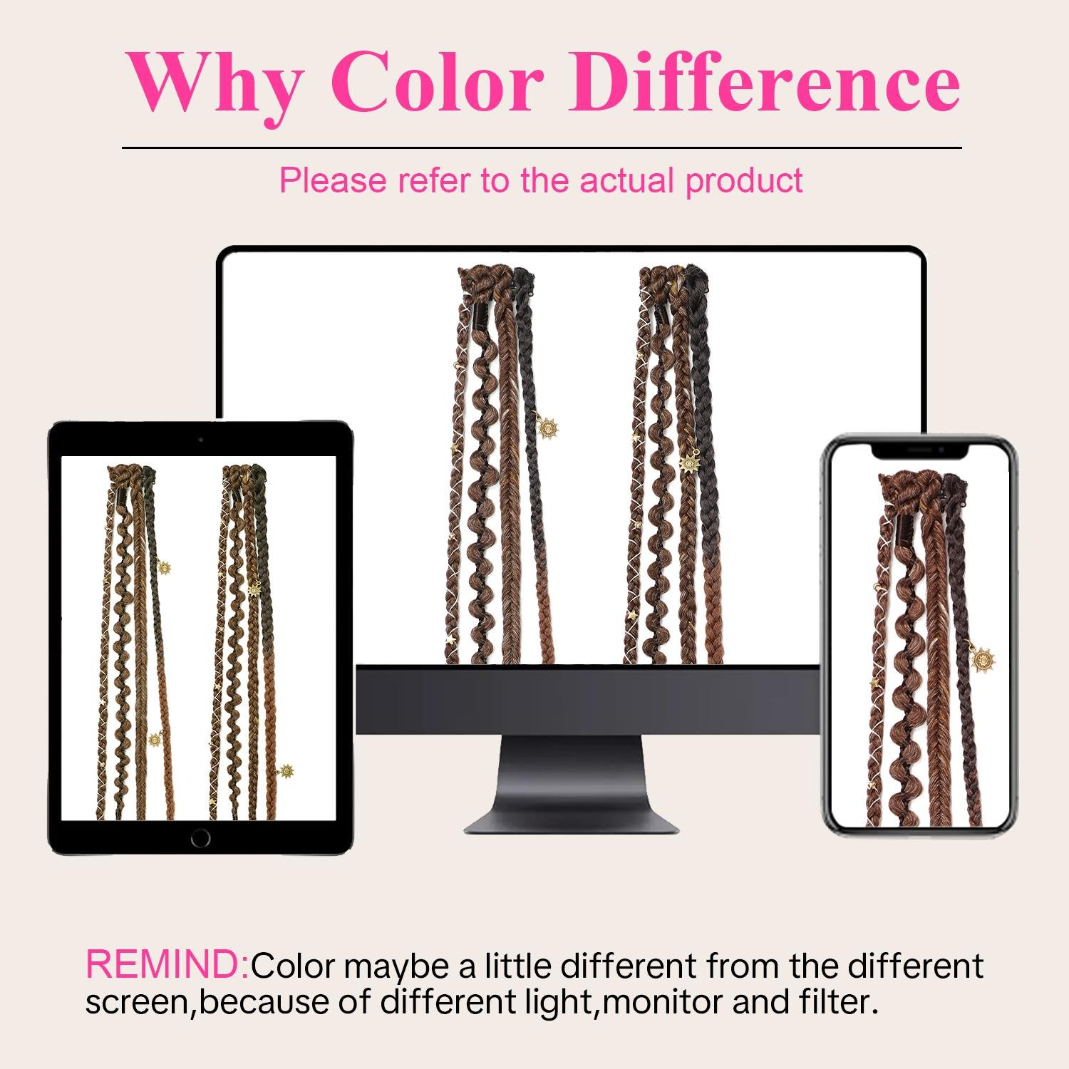 🌿🎨 Boho Beaded Clip-In Braids – Effortless Festival & Everyday Hair Transformation(✨2Pcs)