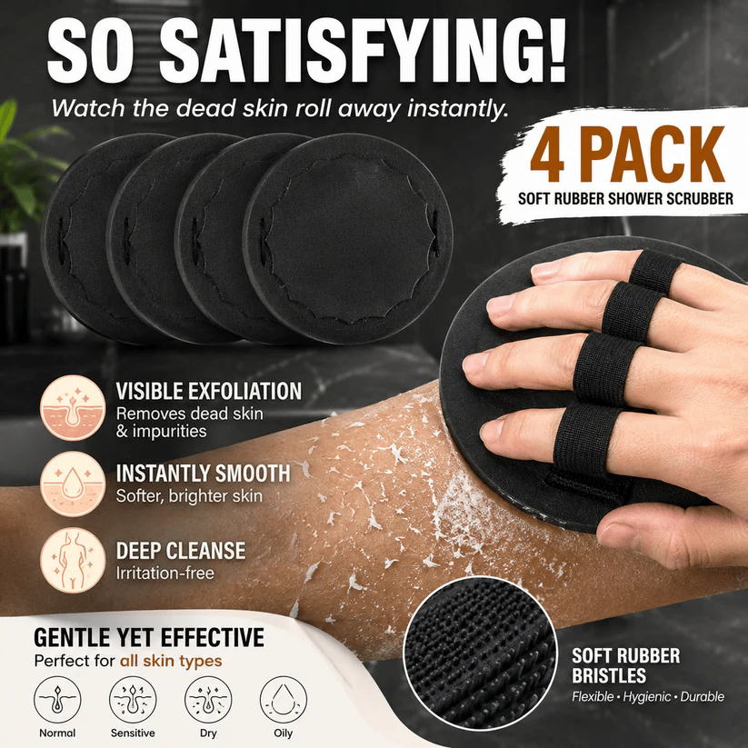 【🎉LAST DAY BUY 1 GET 3 PACKS🎉】TODAY ONLY $4.24 EACH ！!🛁4-in-1 Exfoliating Scrubber Set