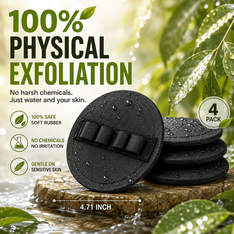 【🎉LAST DAY BUY 1 GET 3 PACKS🎉】TODAY ONLY $4.24 EACH ！!🛁4-in-1 Exfoliating Scrubber Set
