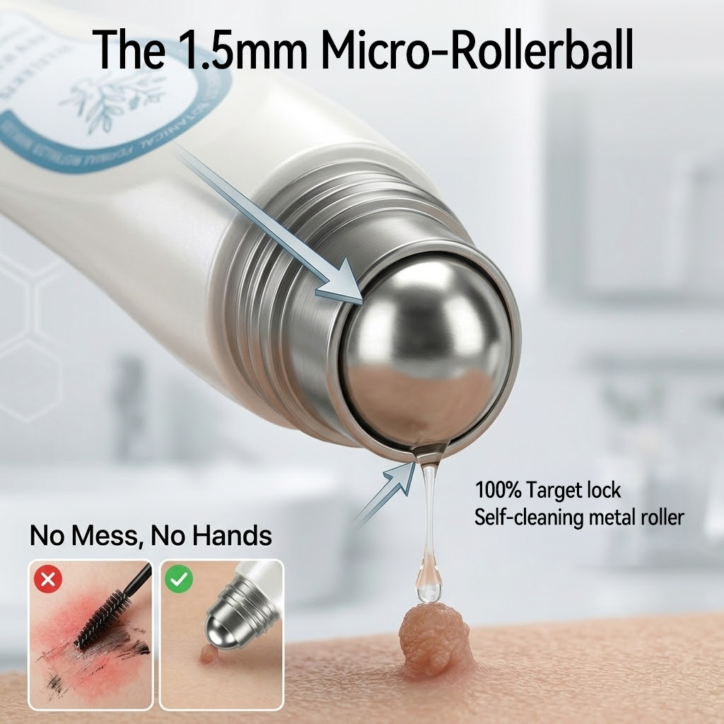 7-Day Skin Tag & Spot Eraser Painless & Scar-Free Advanced Imperfection Removal Rollerball Pen