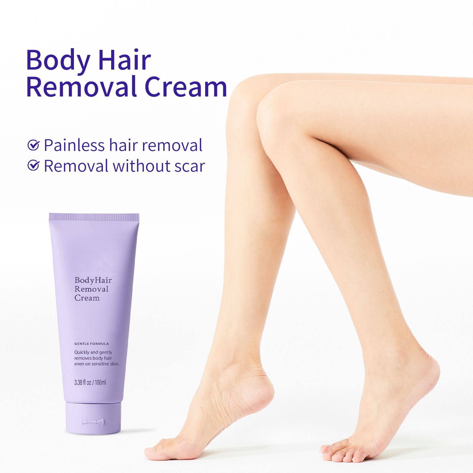 Sensitive Skin Body Hair Removal Cream