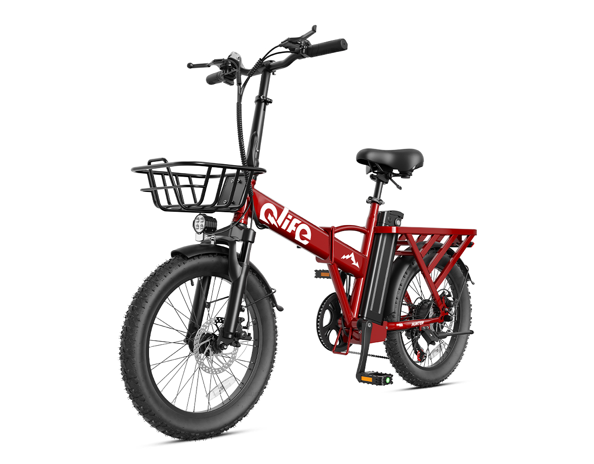 Hunter 20" Folding All-Terrain E-Bike, Peak 1200W 48V Removable Battery, US Warehouse Wholesale MOQ 1