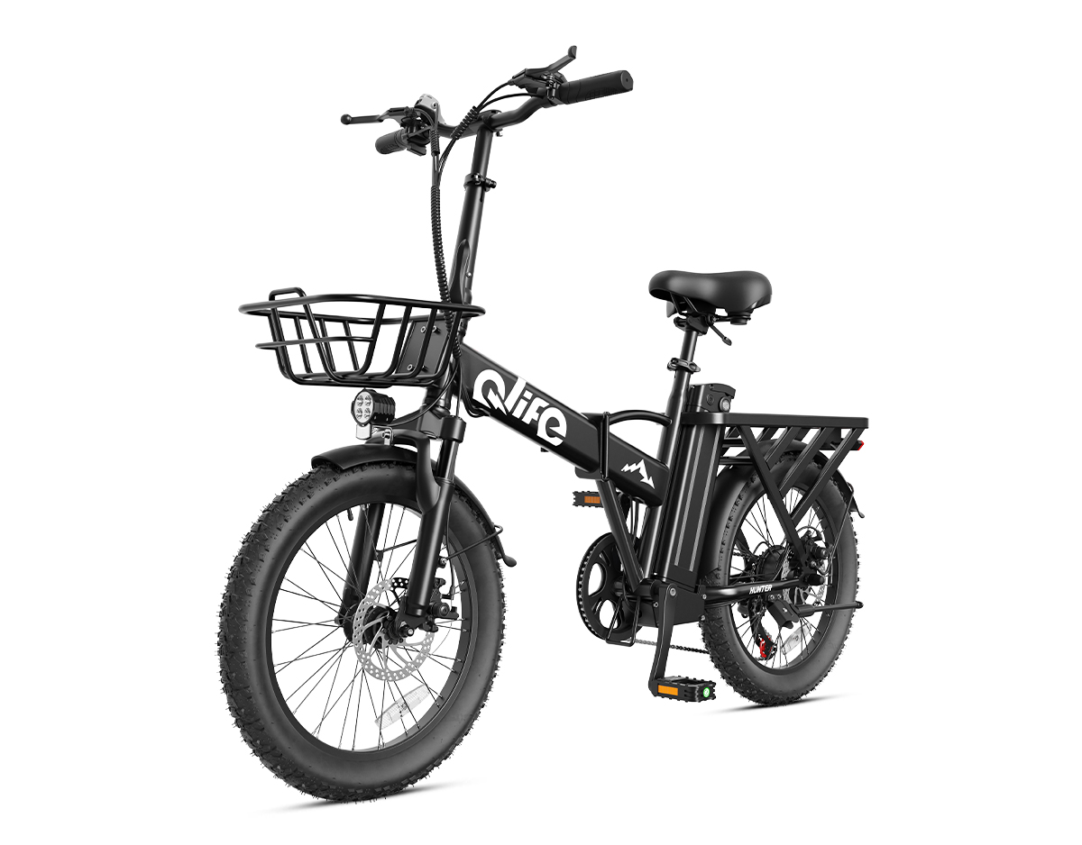 Hunter 20" Folding All-Terrain E-Bike, Peak 1200W 48V Removable Battery, US Warehouse Wholesale MOQ 1
